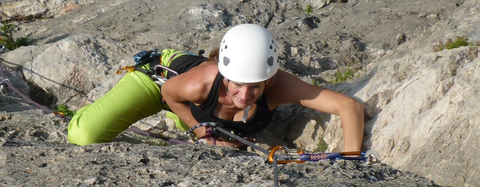 Klettern, climbing Bovec